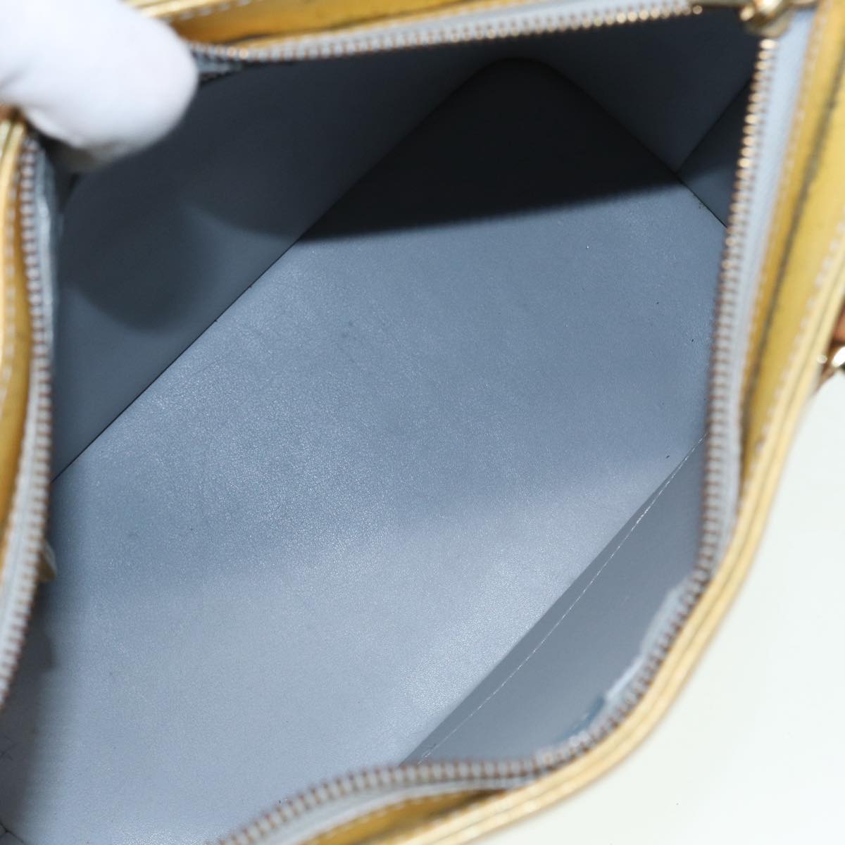 Louis Vuitton Houston Yellow Patent Leather Handbag (Pre-Owned)
