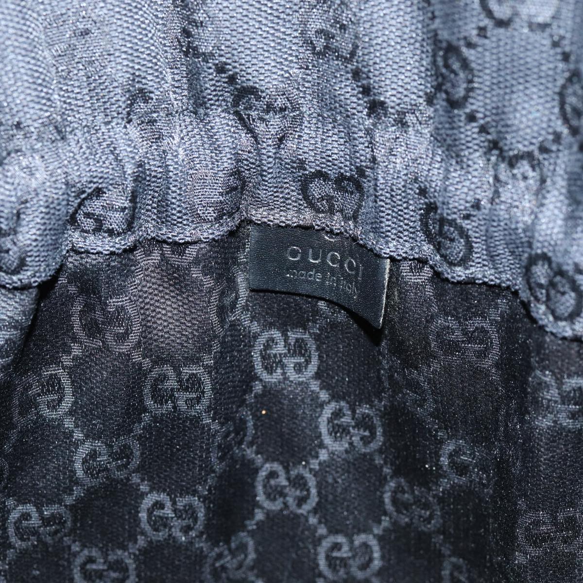 Gucci Gg Canvas Black Canvas Clutch Bag (Pre-Owned)