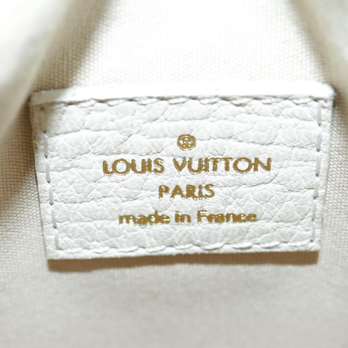 Louis Vuitton Mini Lin Beige Canvas Shoulder Bag (Pre-Owned)