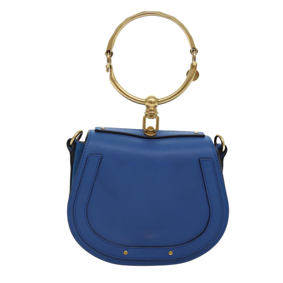 Chloé Nile Blue Leather Handbag (Pre-Owned)