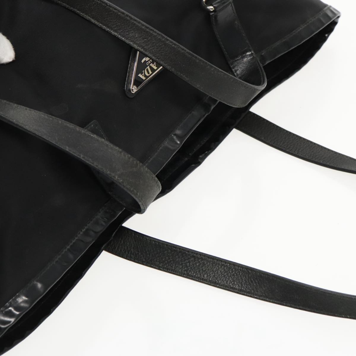Prada Tessuto Black Synthetic Tote Bag (Pre-Owned)