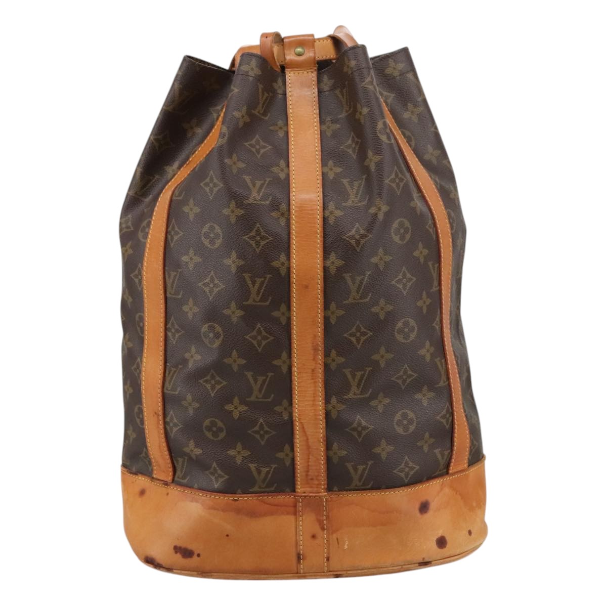 Louis Vuitton Randonnée Brown Canvas Shoulder Bag (Pre-Owned)
