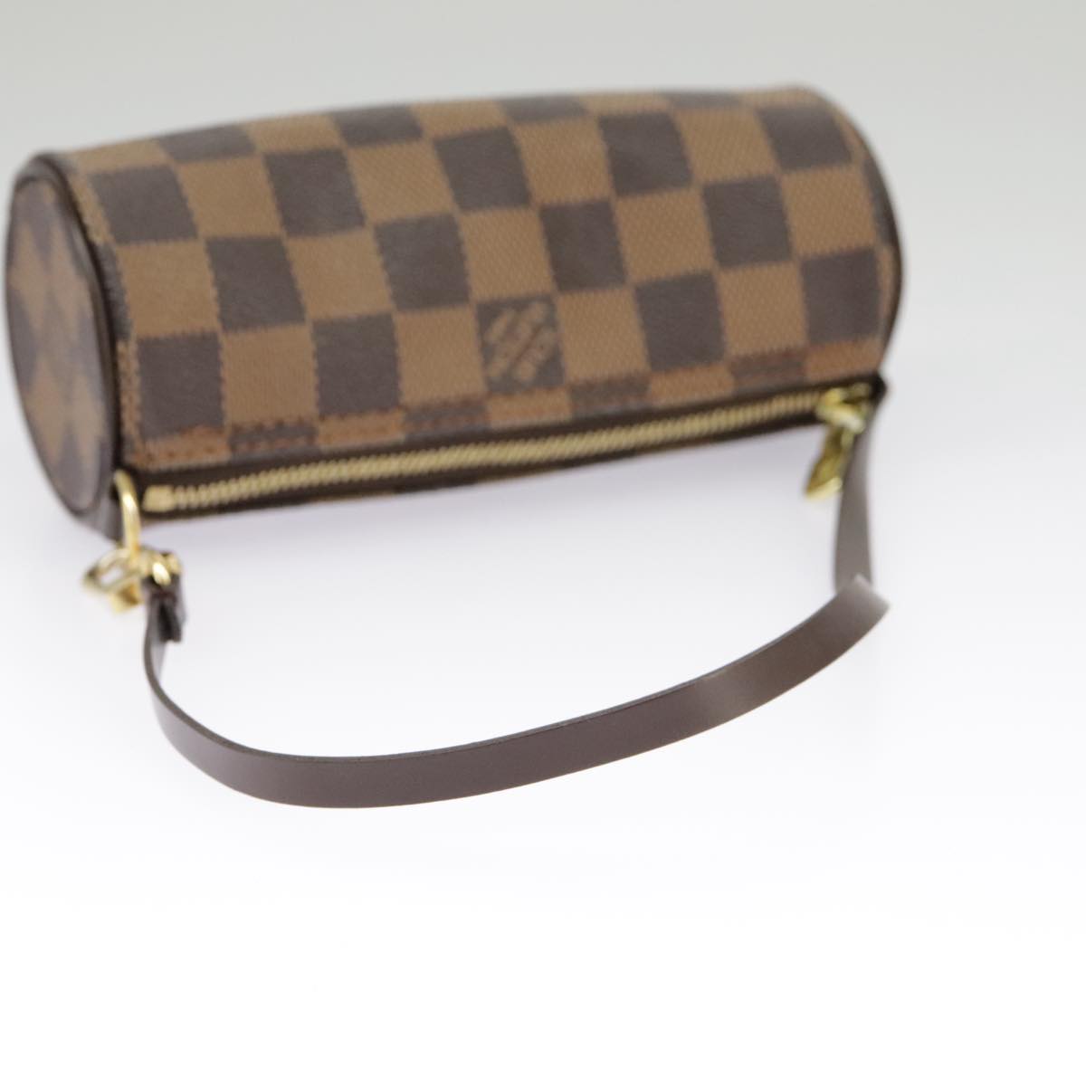 Louis Vuitton Papillon Brown Canvas Clutch Bag (Pre-Owned)