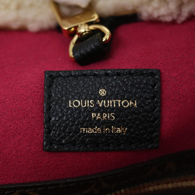 Louis Vuitton Neverfull Mm Black Canvas Tote Bag (Pre-Owned)