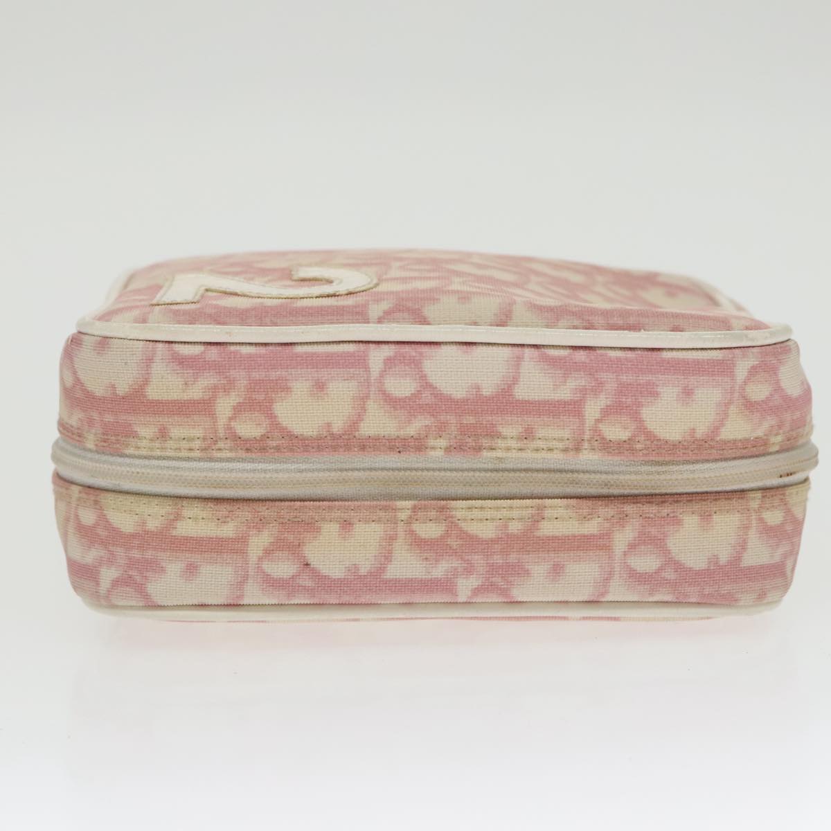 Dior Trotter Pink Canvas Clutch Bag (Pre-Owned)