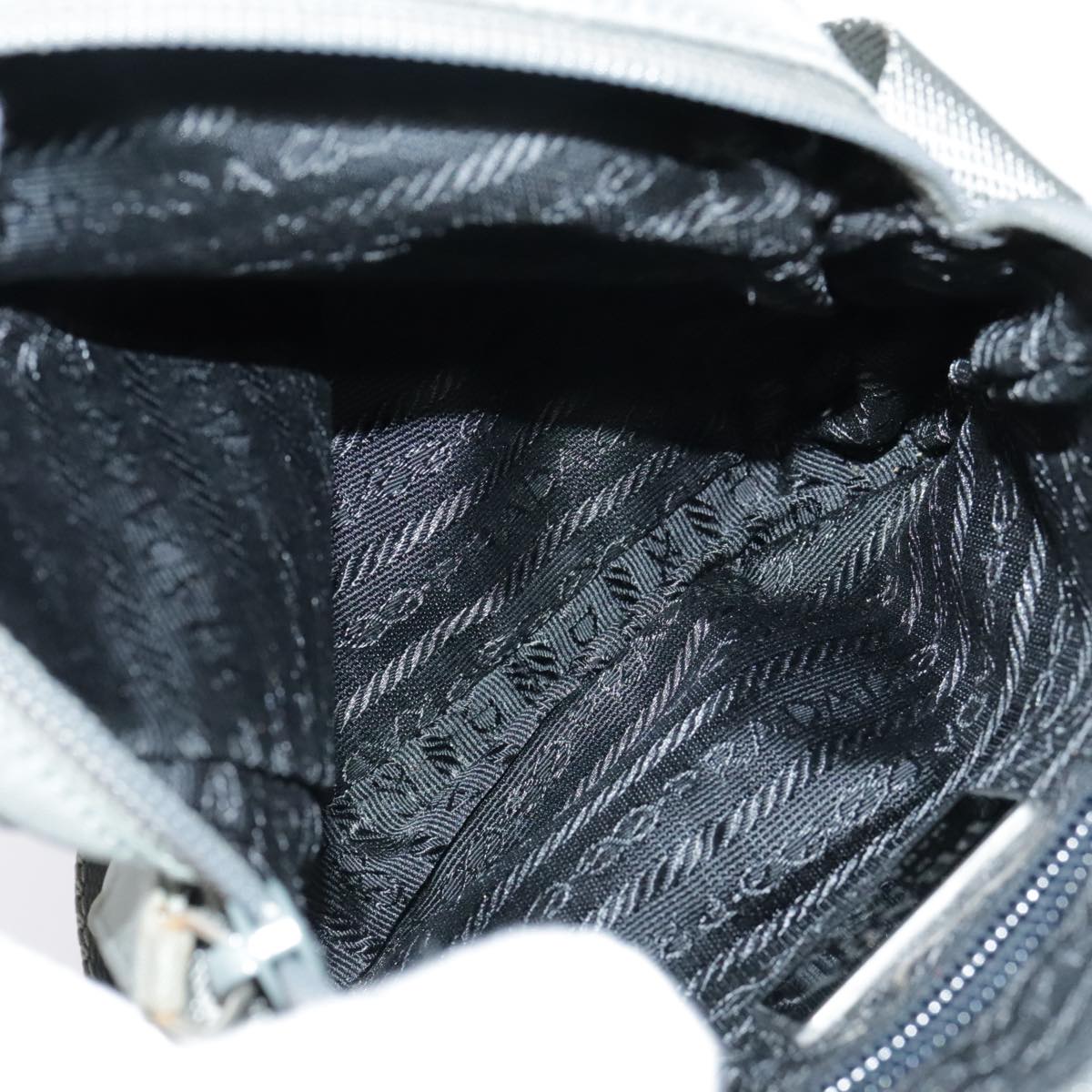 Prada Sports Grey Synthetic Shoulder Bag (Pre-Owned)