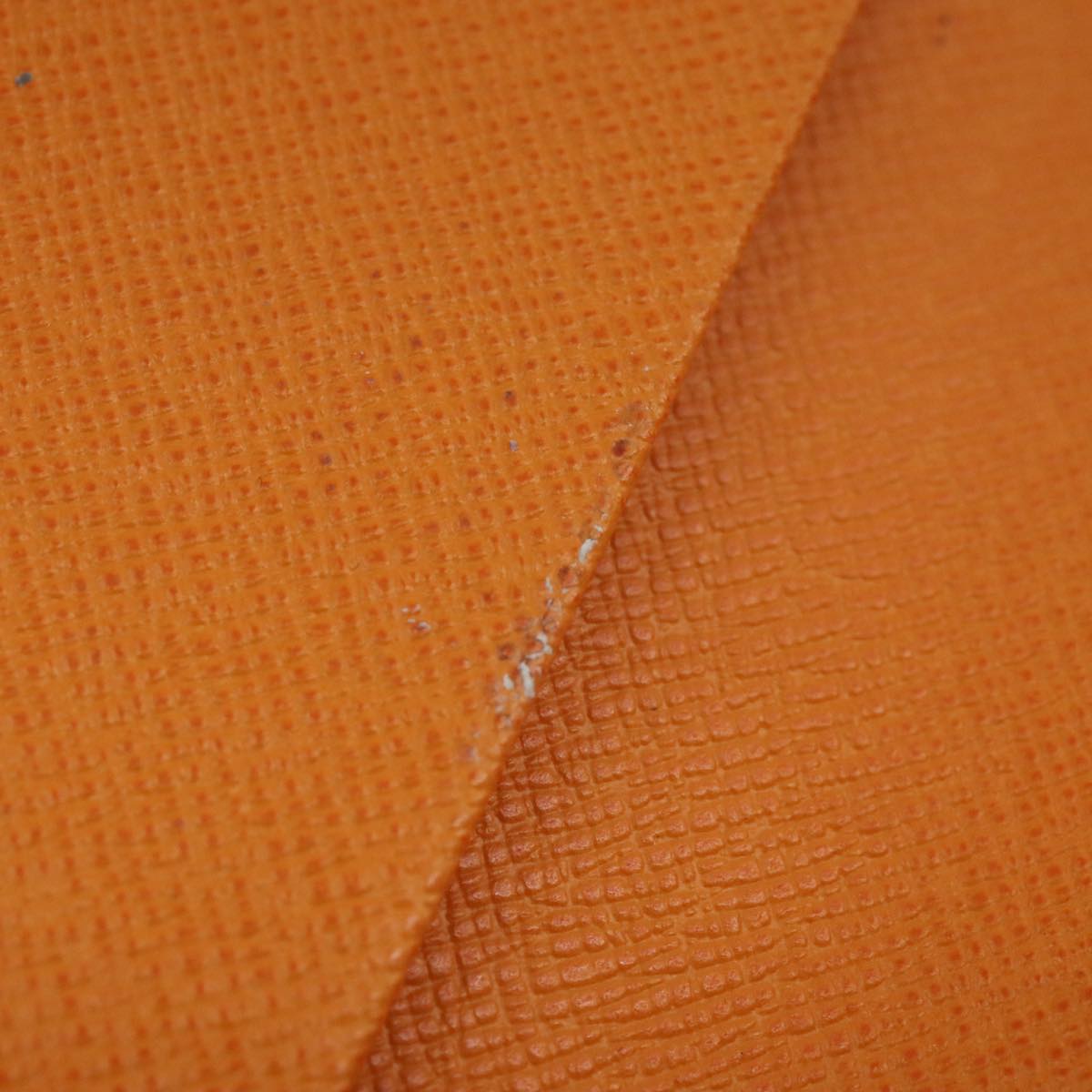Louis Vuitton Agenda Cover Orange Leather Wallet  (Pre-Owned)