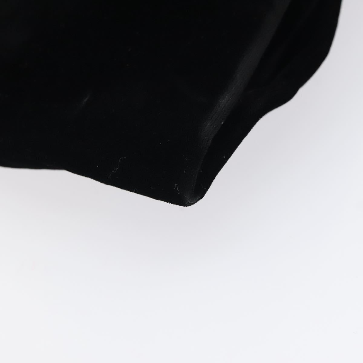 Salvatore Ferragamo Black Suede Handbag (Pre-Owned)