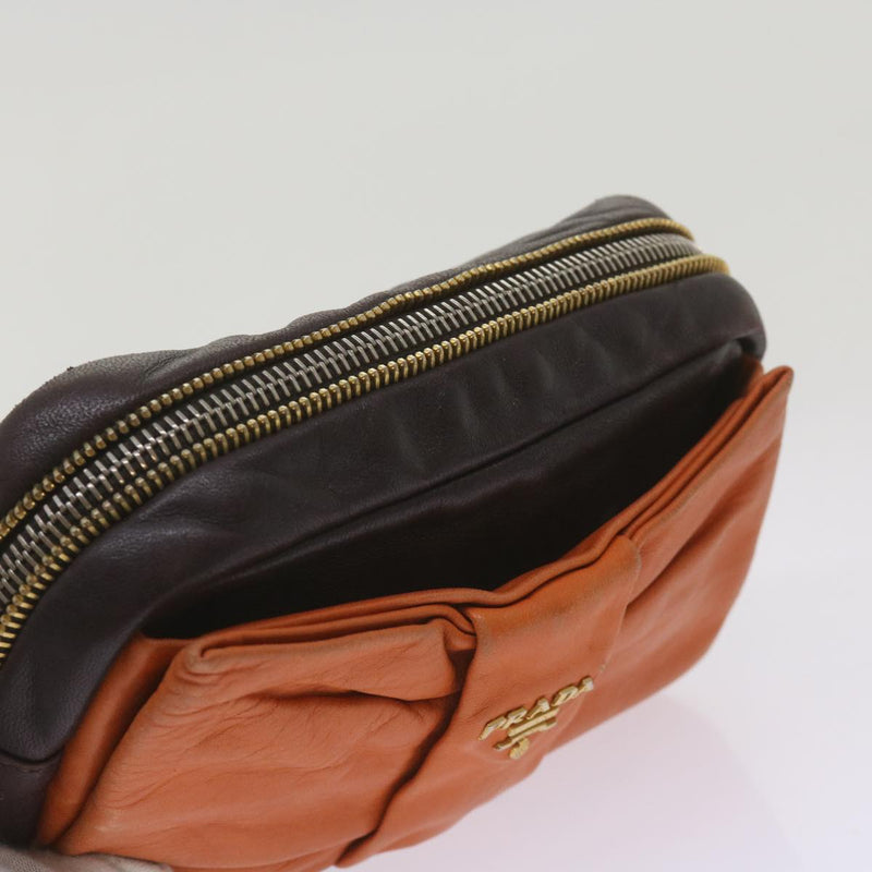 Prada Ribbon Multicolour Leather Shoulder Bag (Pre-Owned)
