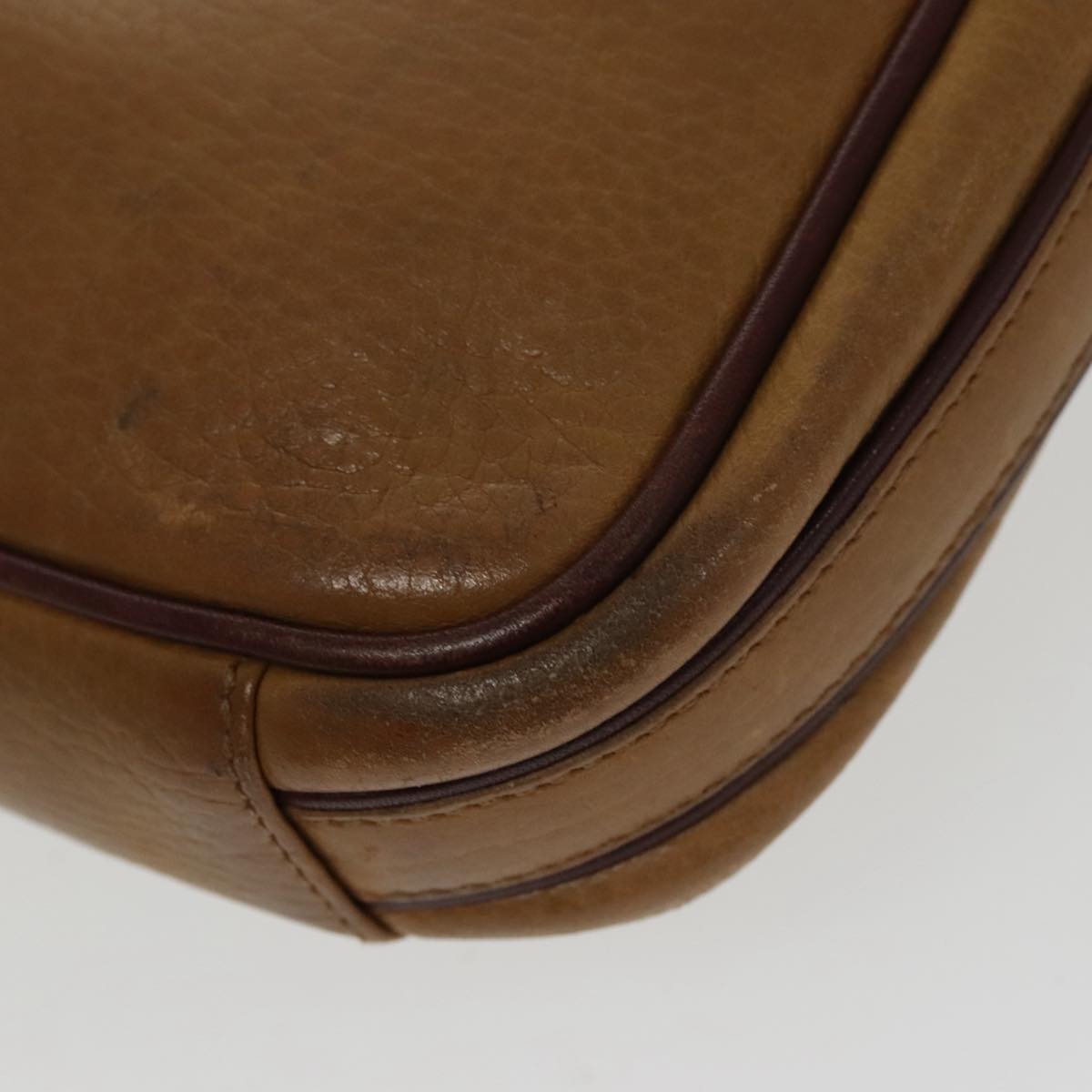 Cartier Must Line Brown Leather Shoulder Bag (Pre-Owned)