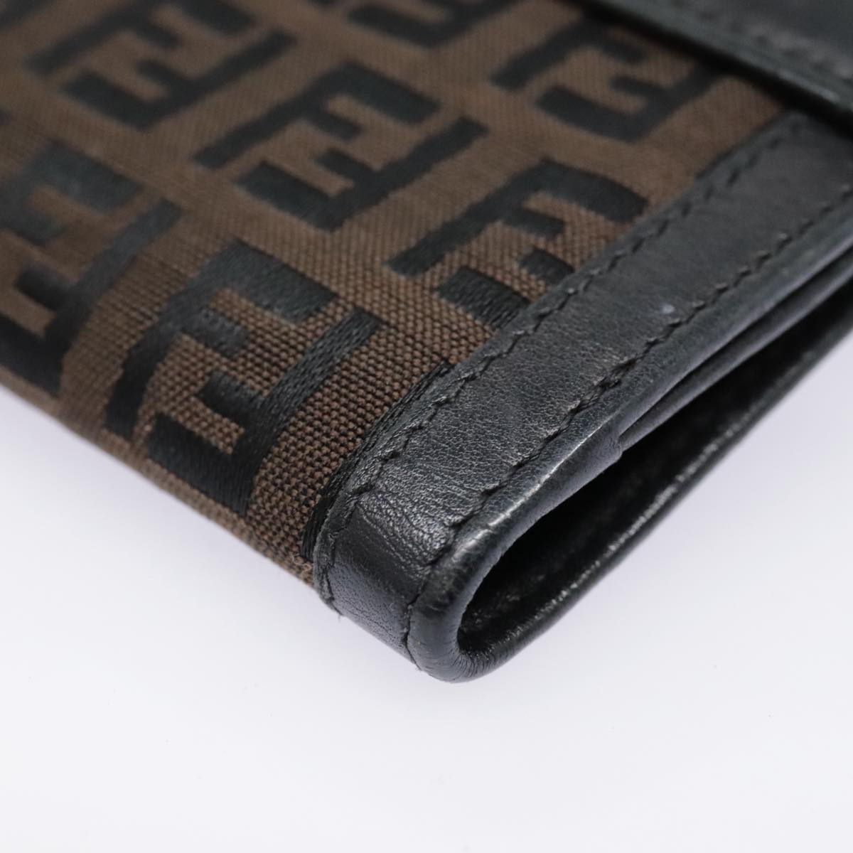 Fendi Zucca Brown Canvas Wallet  (Pre-Owned)