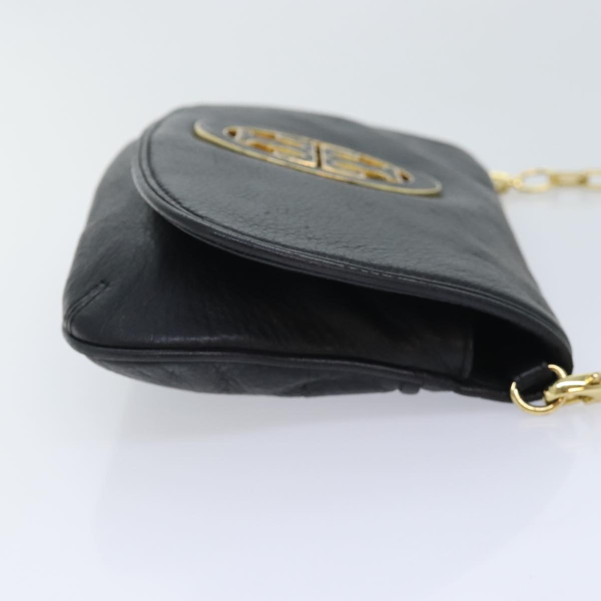 Tory Burch Black Leather Shoulder Bag (Pre-Owned)