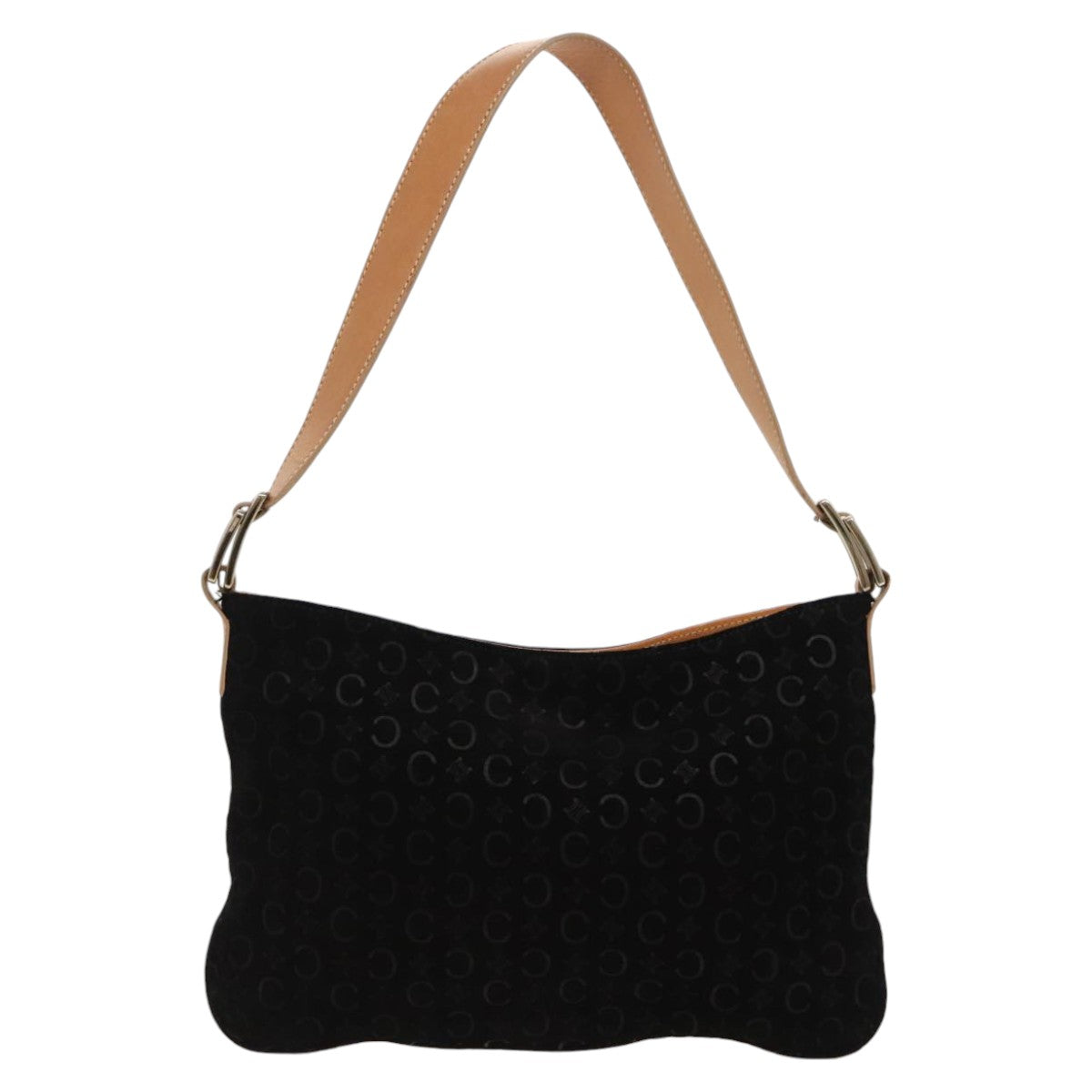 Céline C Black Suede Shoulder Bag (Pre-Owned)