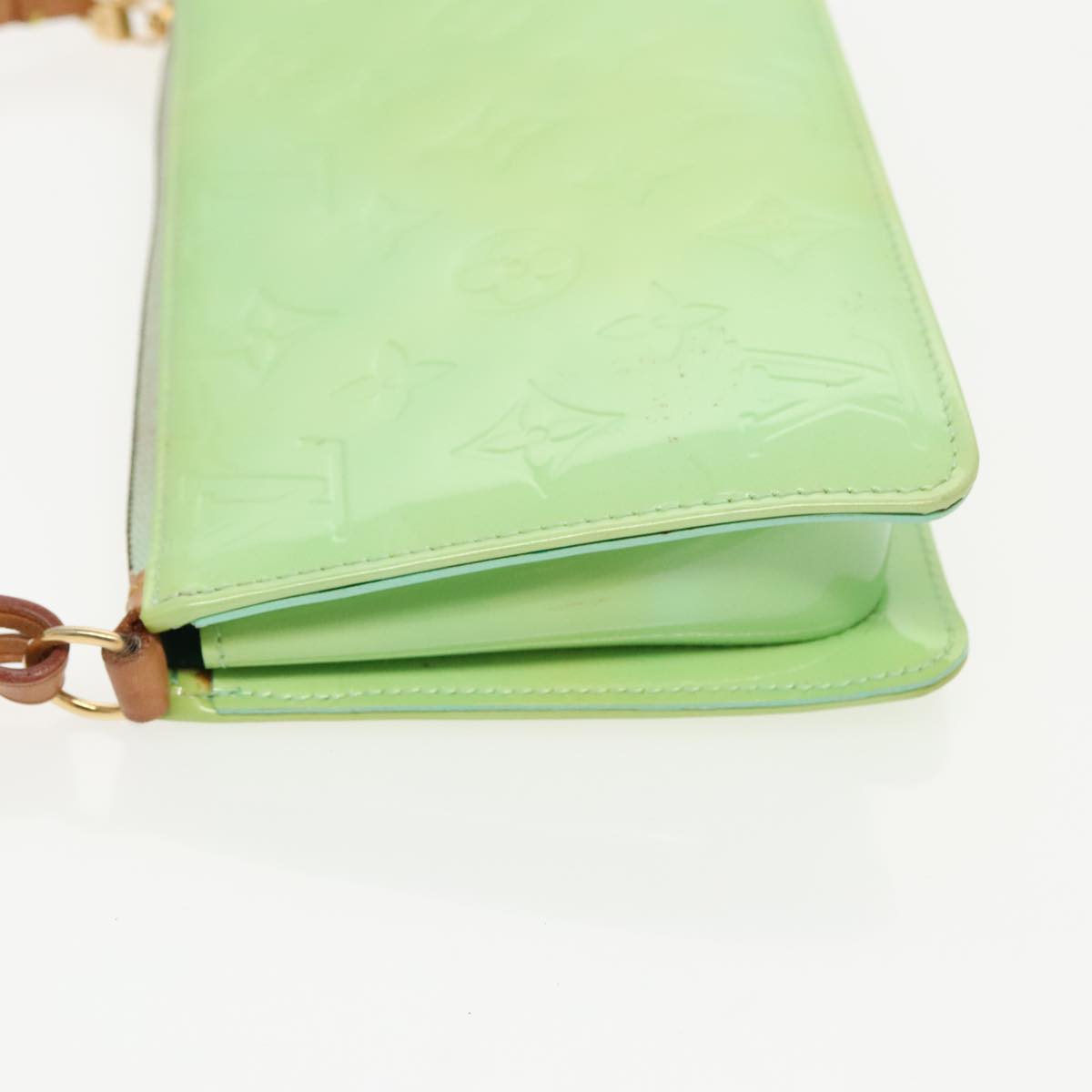 Louis Vuitton Lexington Green Patent Leather Clutch Bag (Pre-Owned)