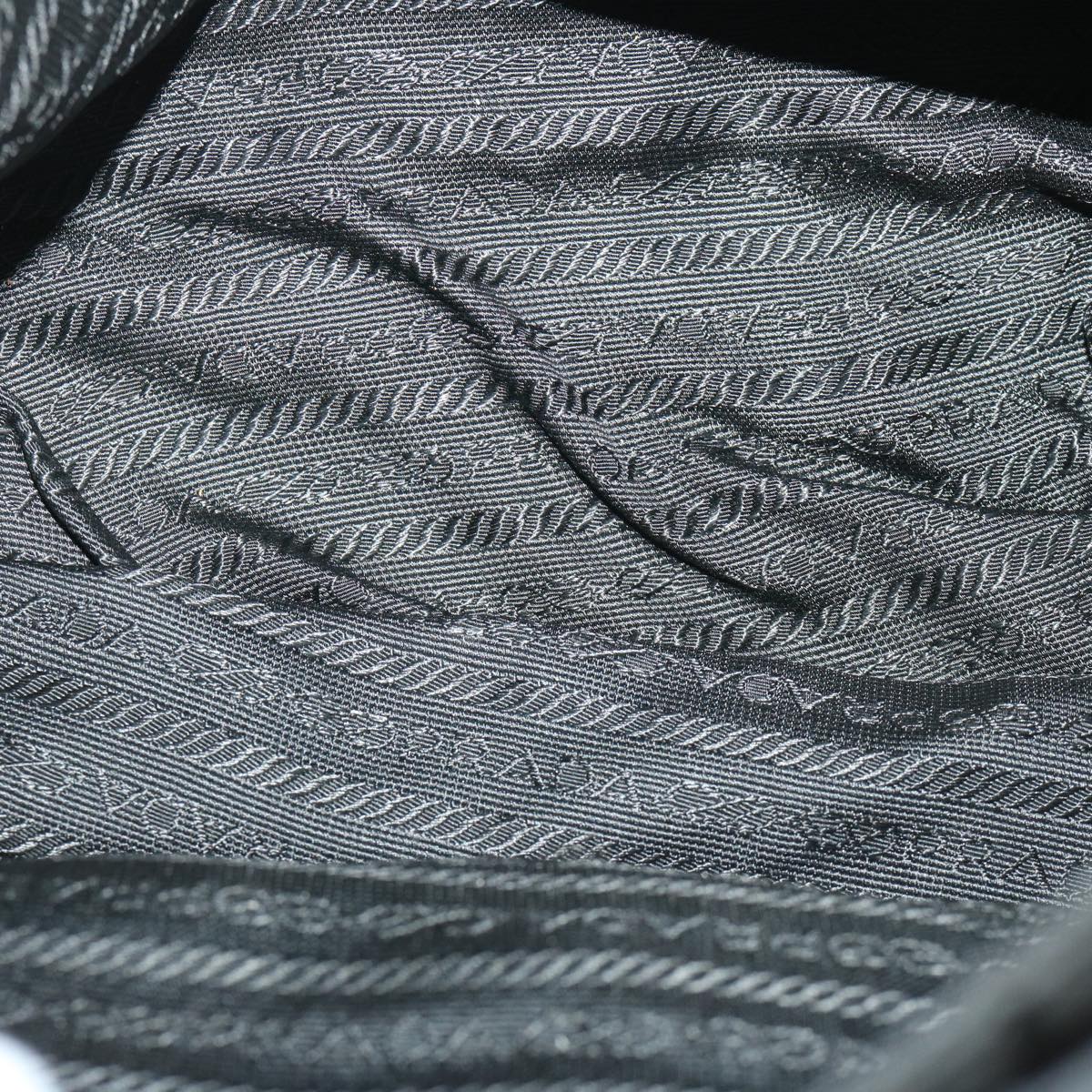 Prada Tessuto Black Canvas Shoulder Bag (Pre-Owned)