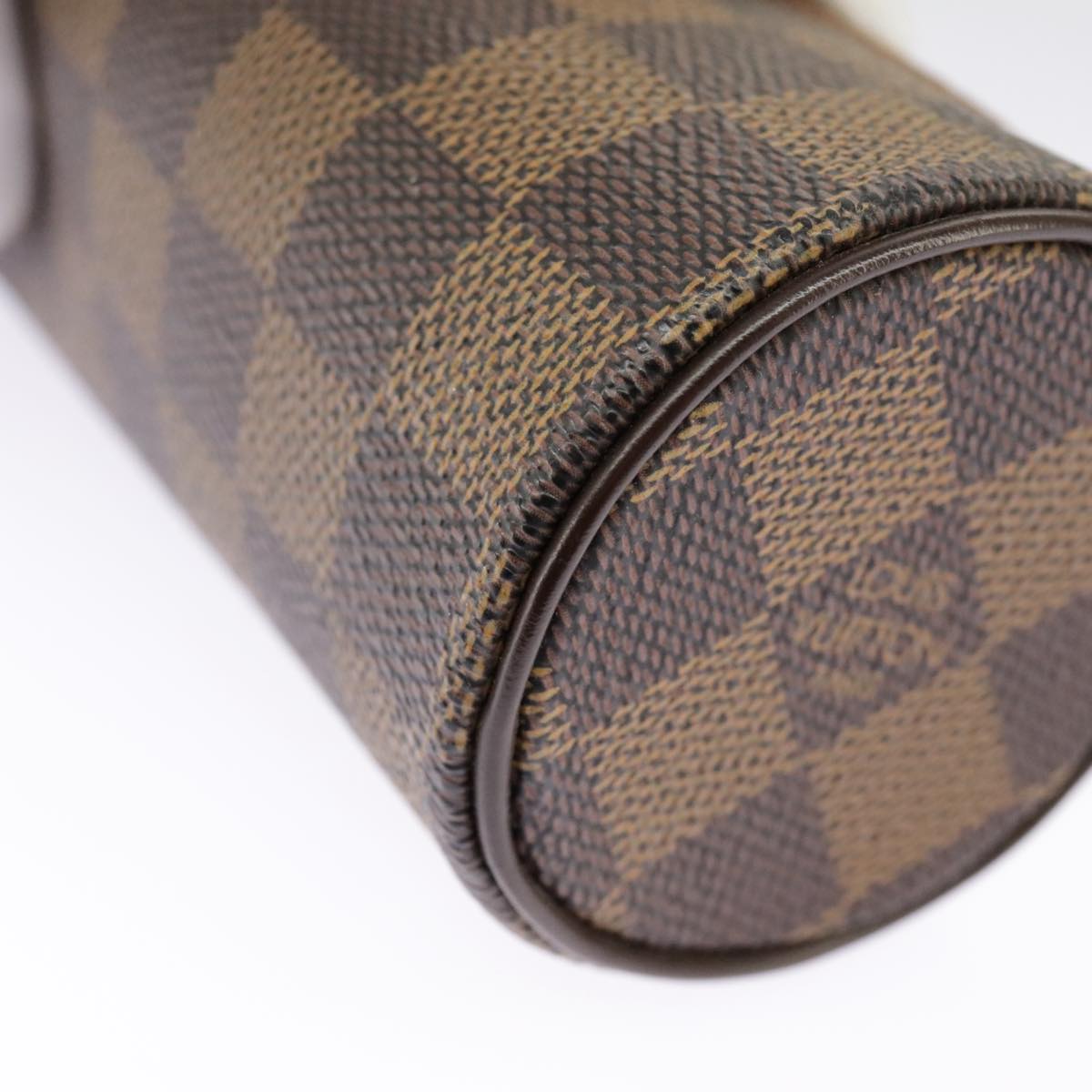 Louis Vuitton Mini Baby Papillon Brown Canvas Clutch Bag (Pre-Owned)
