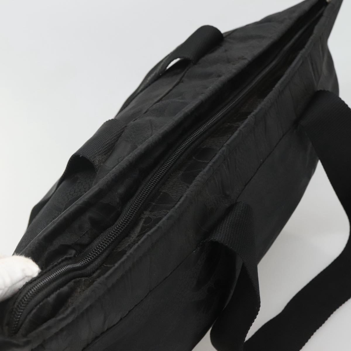 Versace Black Nylon Tote Bag (Pre-Owned)