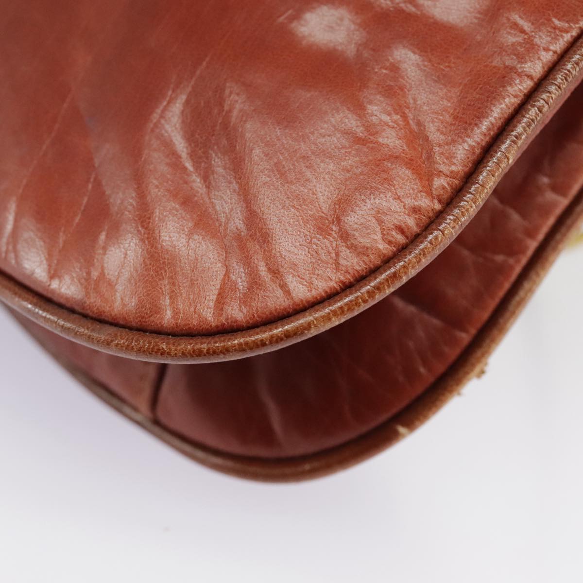 Bally Brown Leather Shoulder Bag (Pre-Owned)