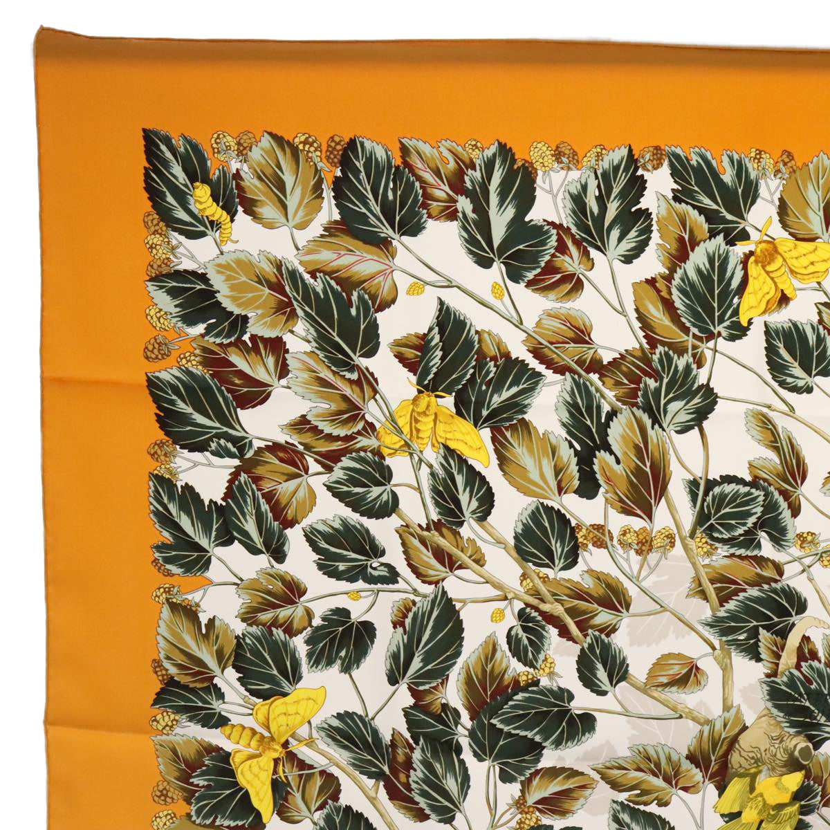 Hermès Yellow Silk Scarf  (Pre-Owned)