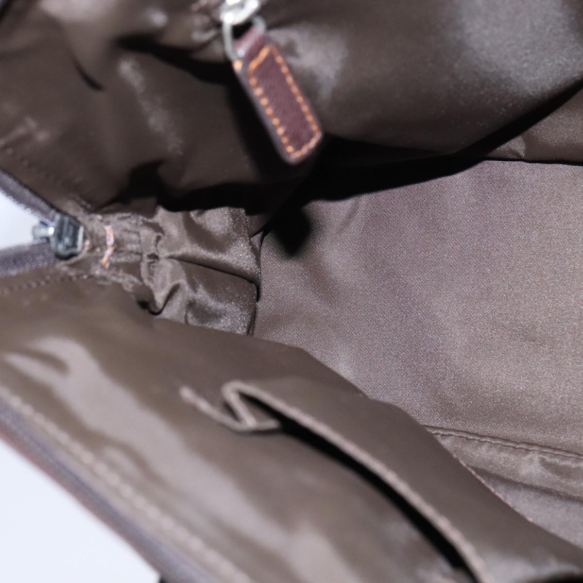 Dior Diorissimo Brown Canvas Handbag (Pre-Owned)
