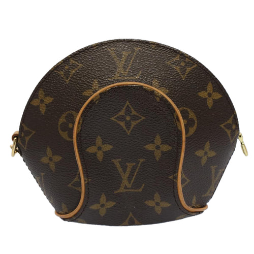 Louis Vuitton Ellipse Brown Canvas Clutch Bag (Pre-Owned)