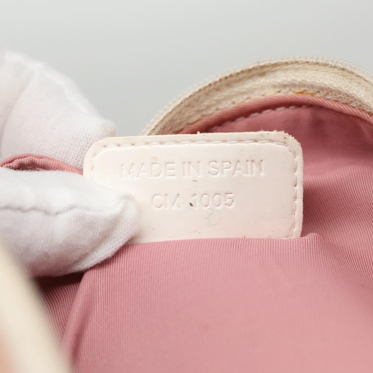 Dior Trotter Pink Canvas Clutch Bag (Pre-Owned)