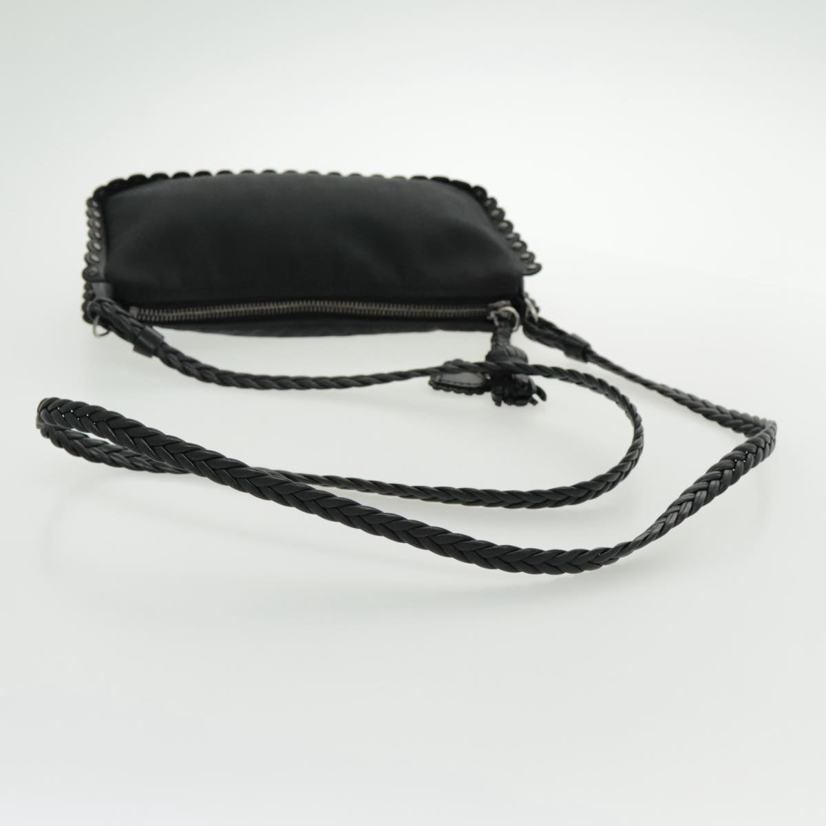Dior Trotter Black Canvas Shoulder Bag (Pre-Owned)