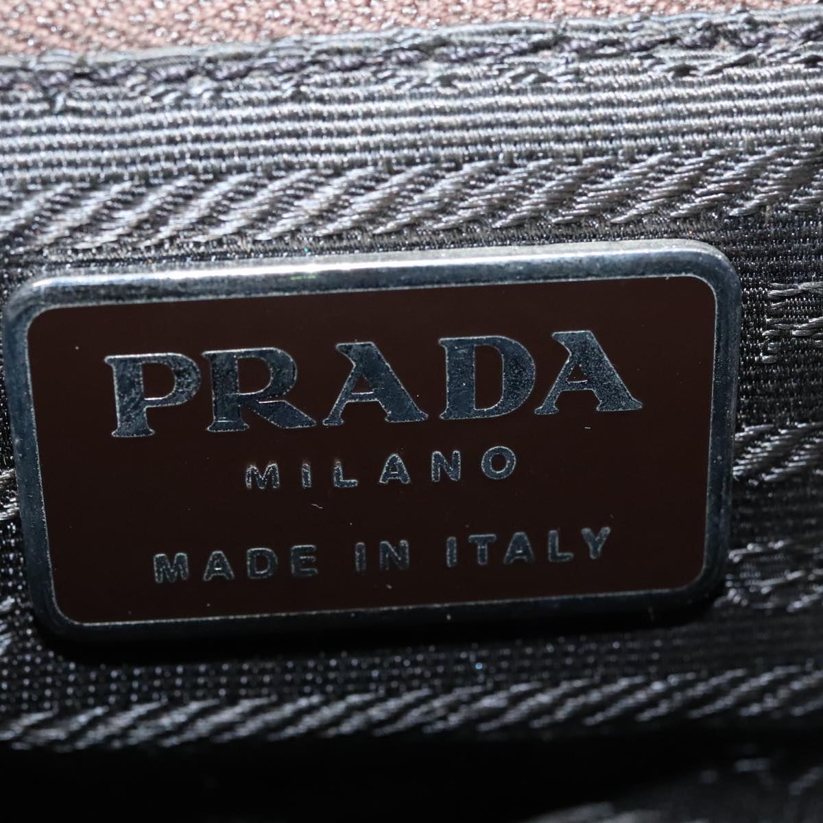 Prada Tessuto Beige Synthetic Tote Bag (Pre-Owned)