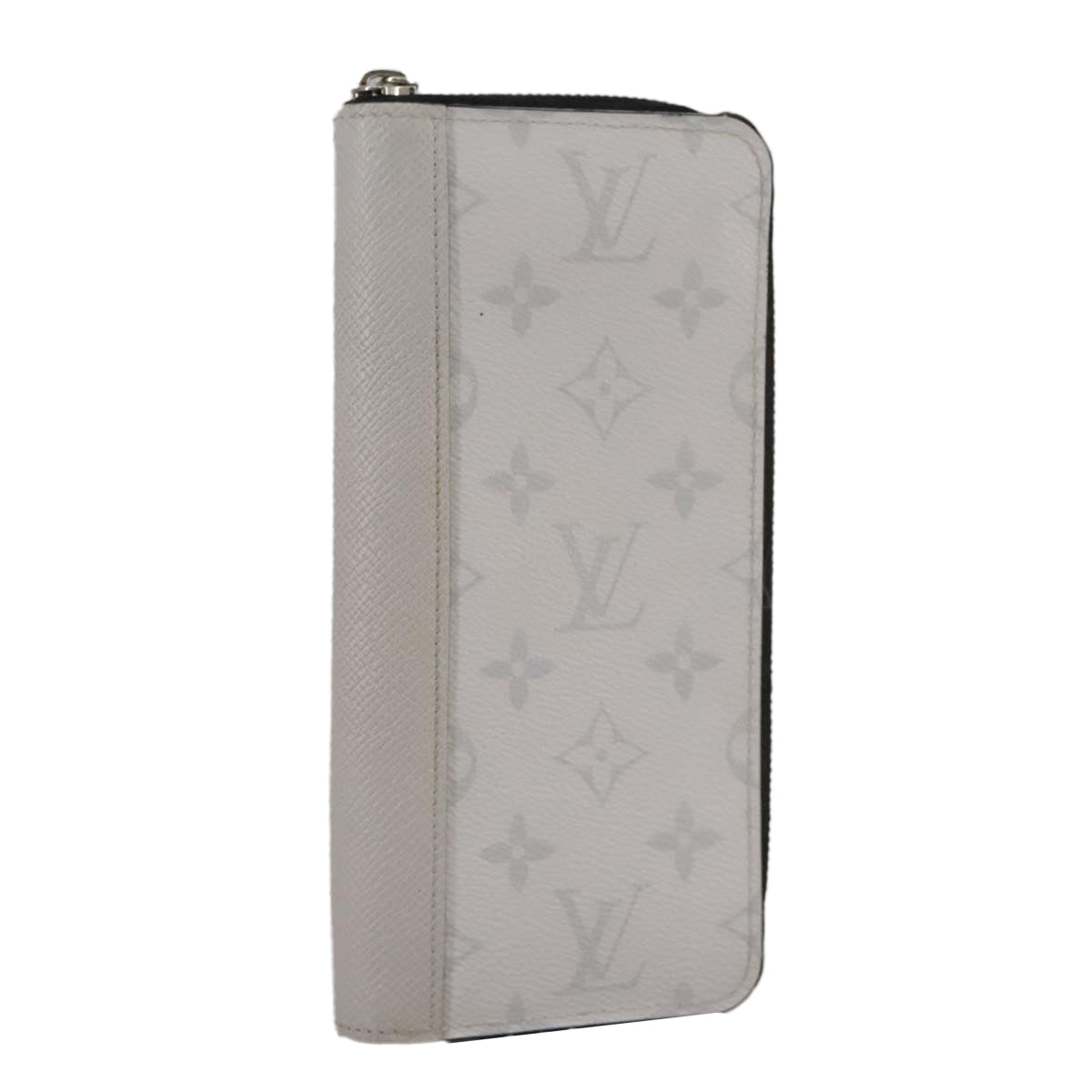 Louis Vuitton Zippy Wallet Vertical Grey Canvas Wallet  (Pre-Owned)