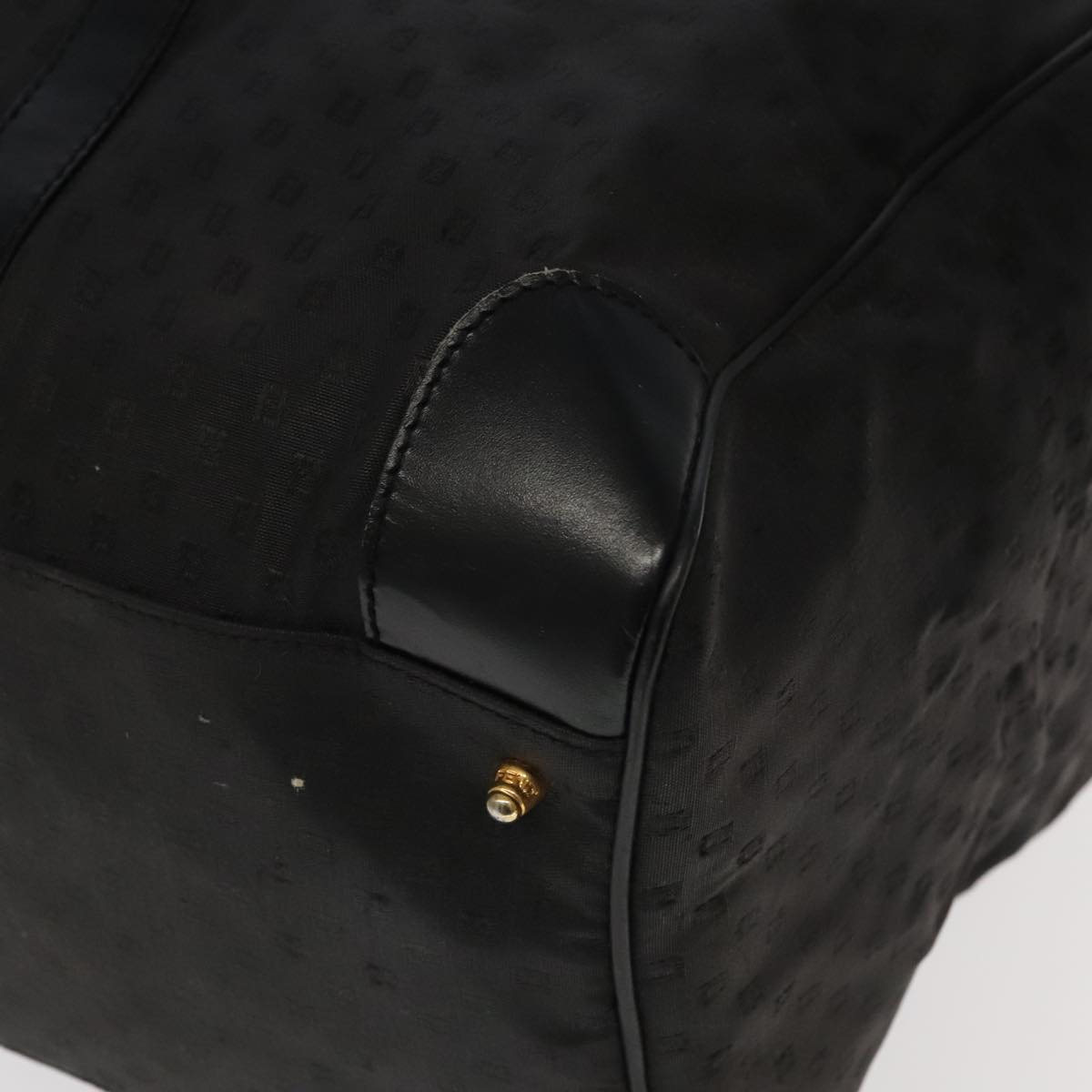 Fendi Black Canvas Travel Bag (Pre-Owned)