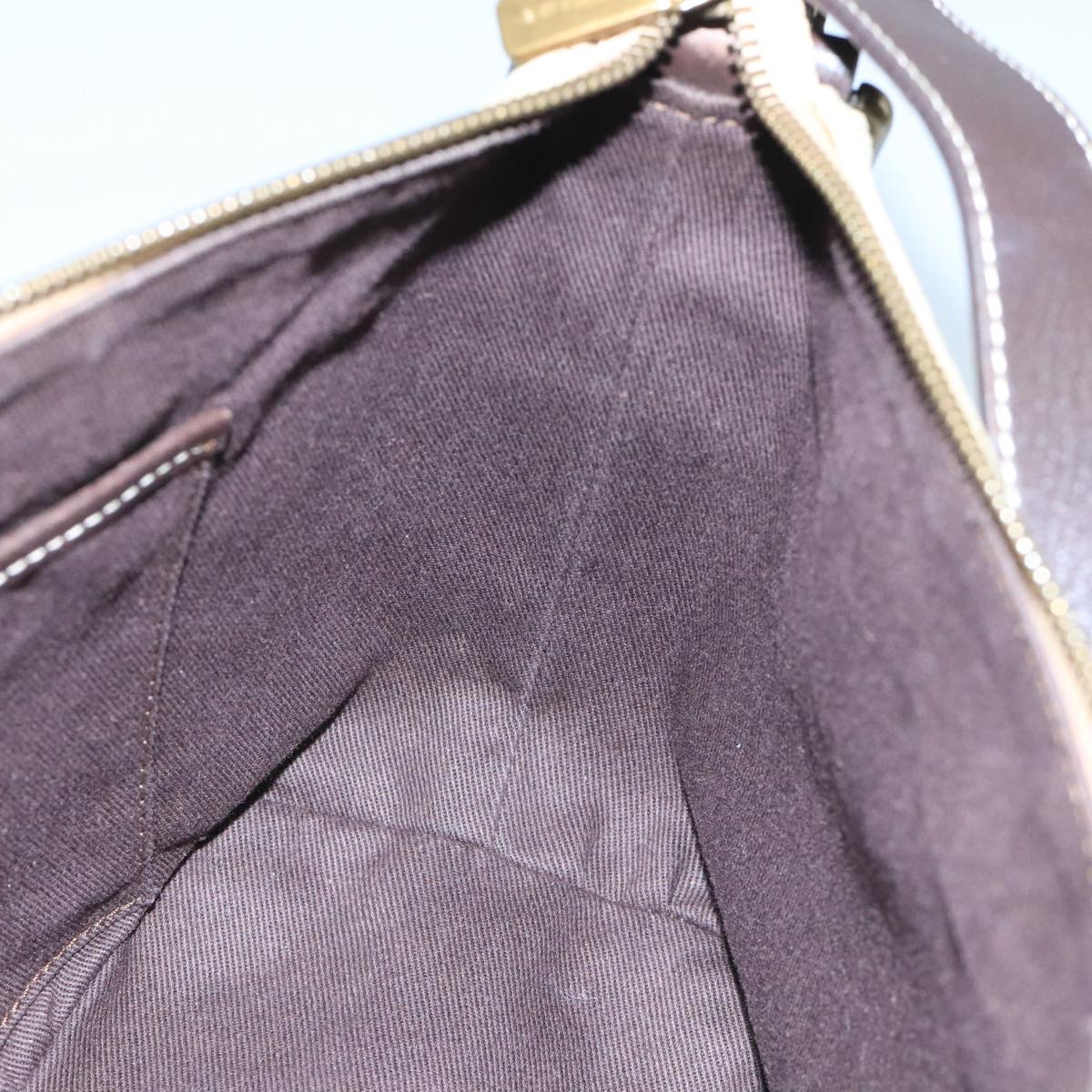 Céline Macadam Beige Suede Shoulder Bag (Pre-Owned)