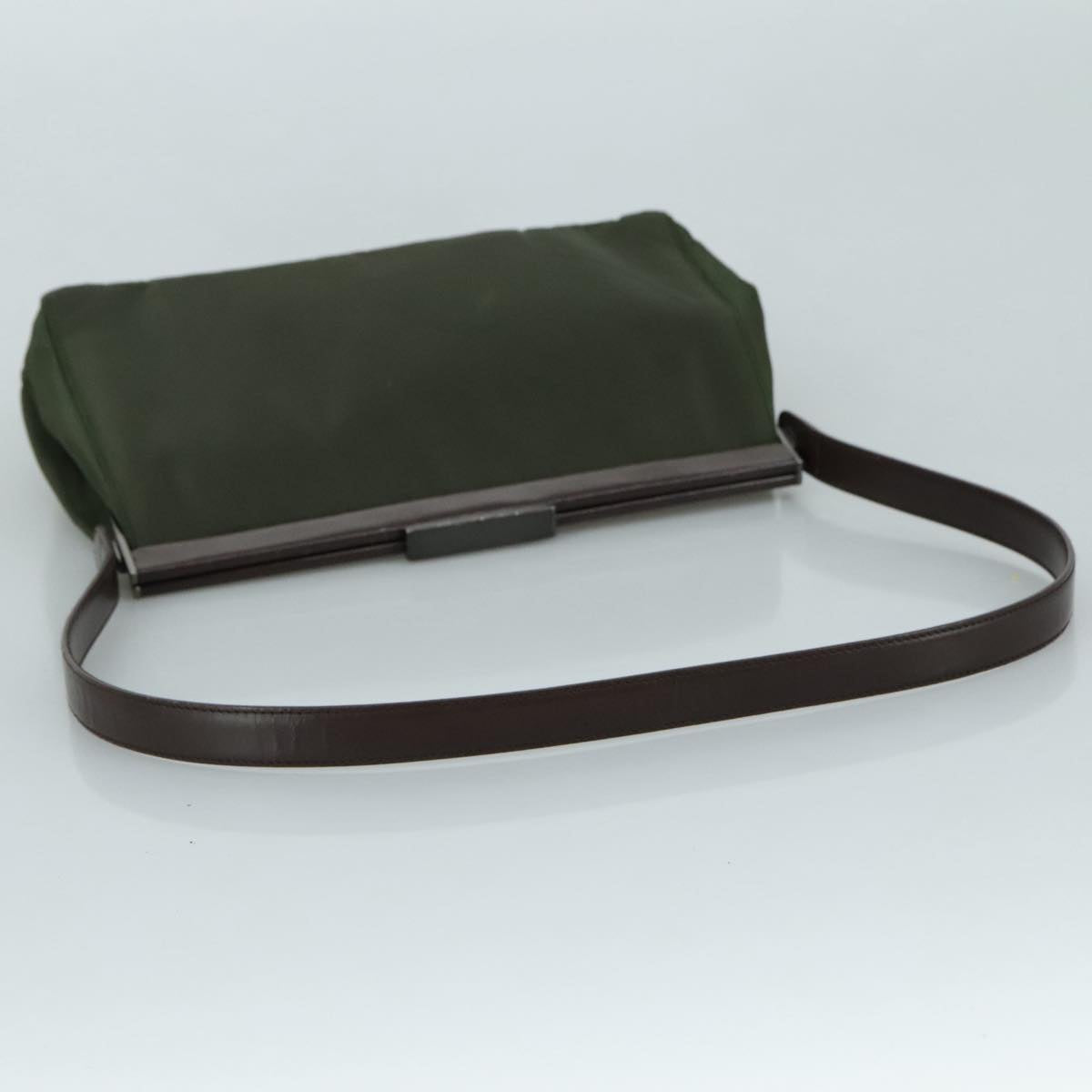 Prada Khaki Synthetic Shoulder Bag (Pre-Owned)