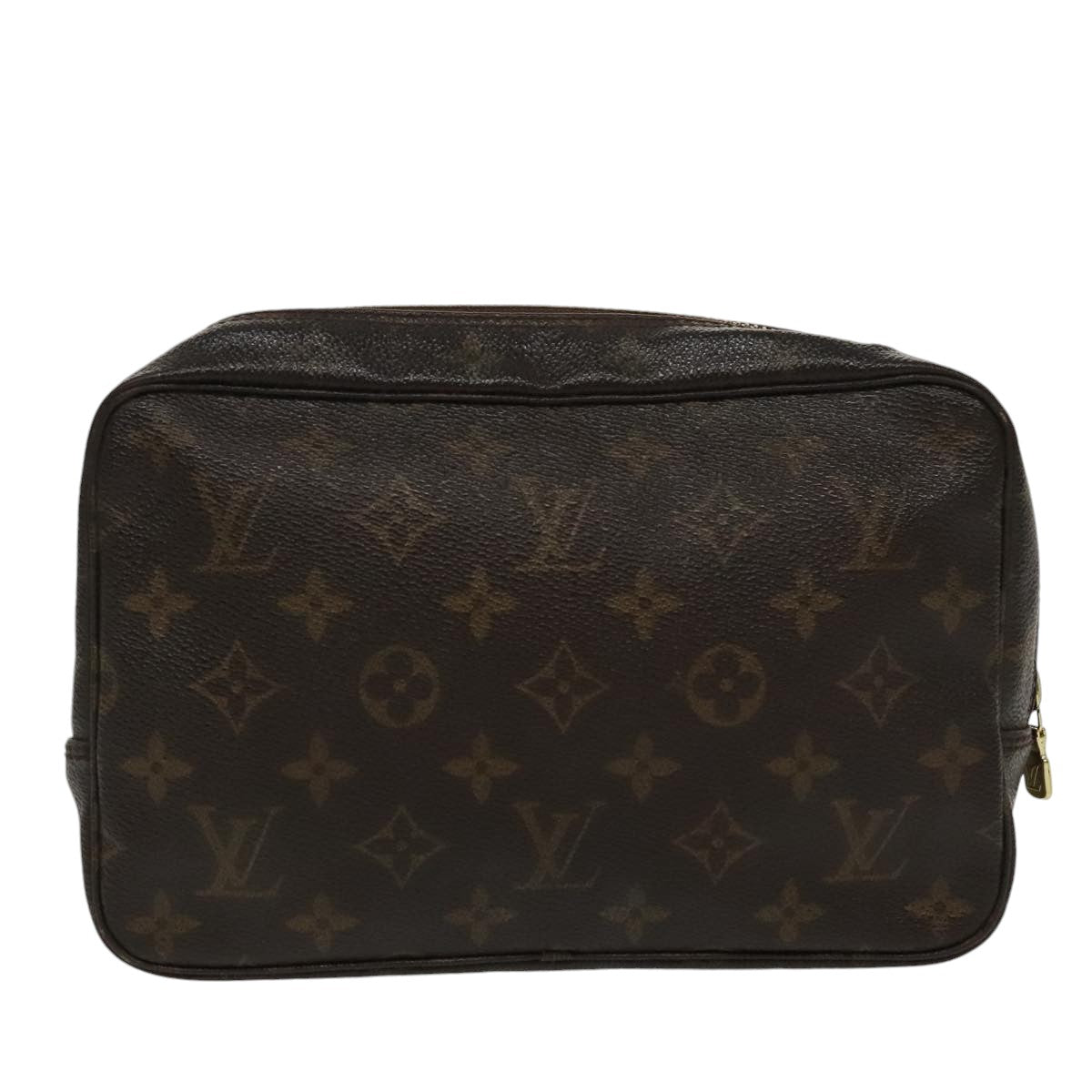 Louis Vuitton Trousse De Toilette Brown Canvas Clutch Bag (Pre-Owned)