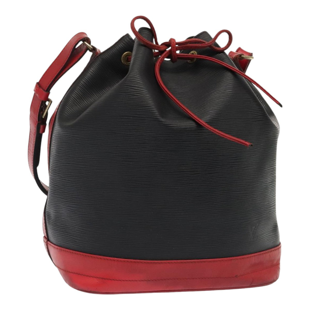 Louis Vuitton Noe Black Leather Shoulder Bag (Pre-Owned)