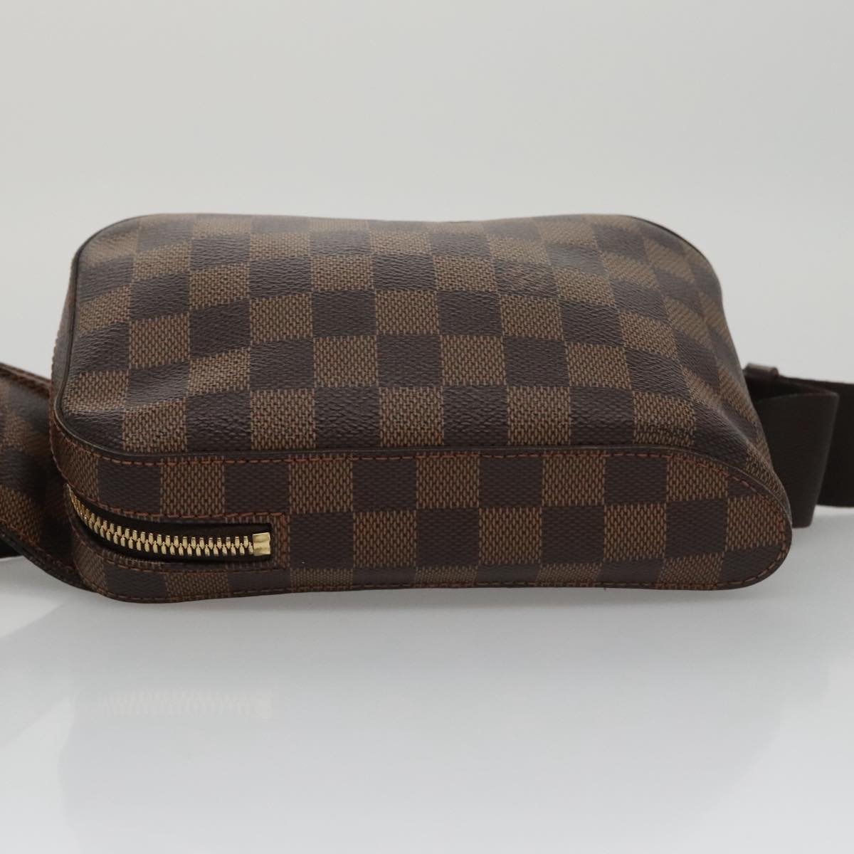 Louis Vuitton Geronimos Brown Canvas Shoulder Bag (Pre-Owned)