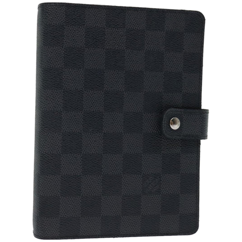 Louis Vuitton Agenda Cover Black Canvas Wallet  (Pre-Owned)