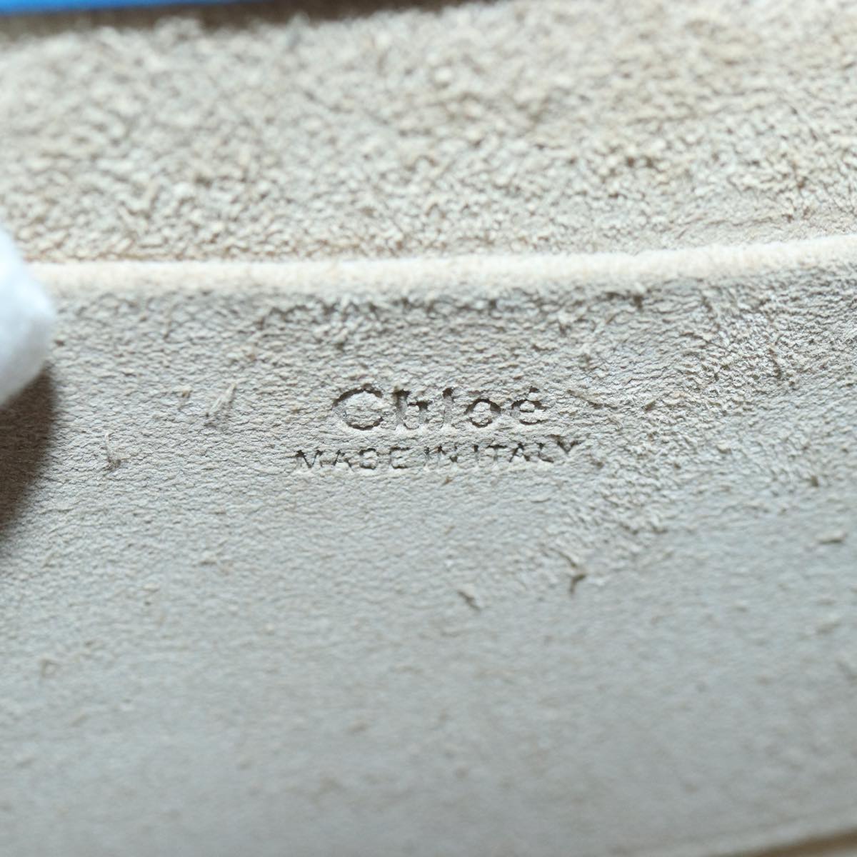 Chloé Nile Blue Leather Handbag (Pre-Owned)