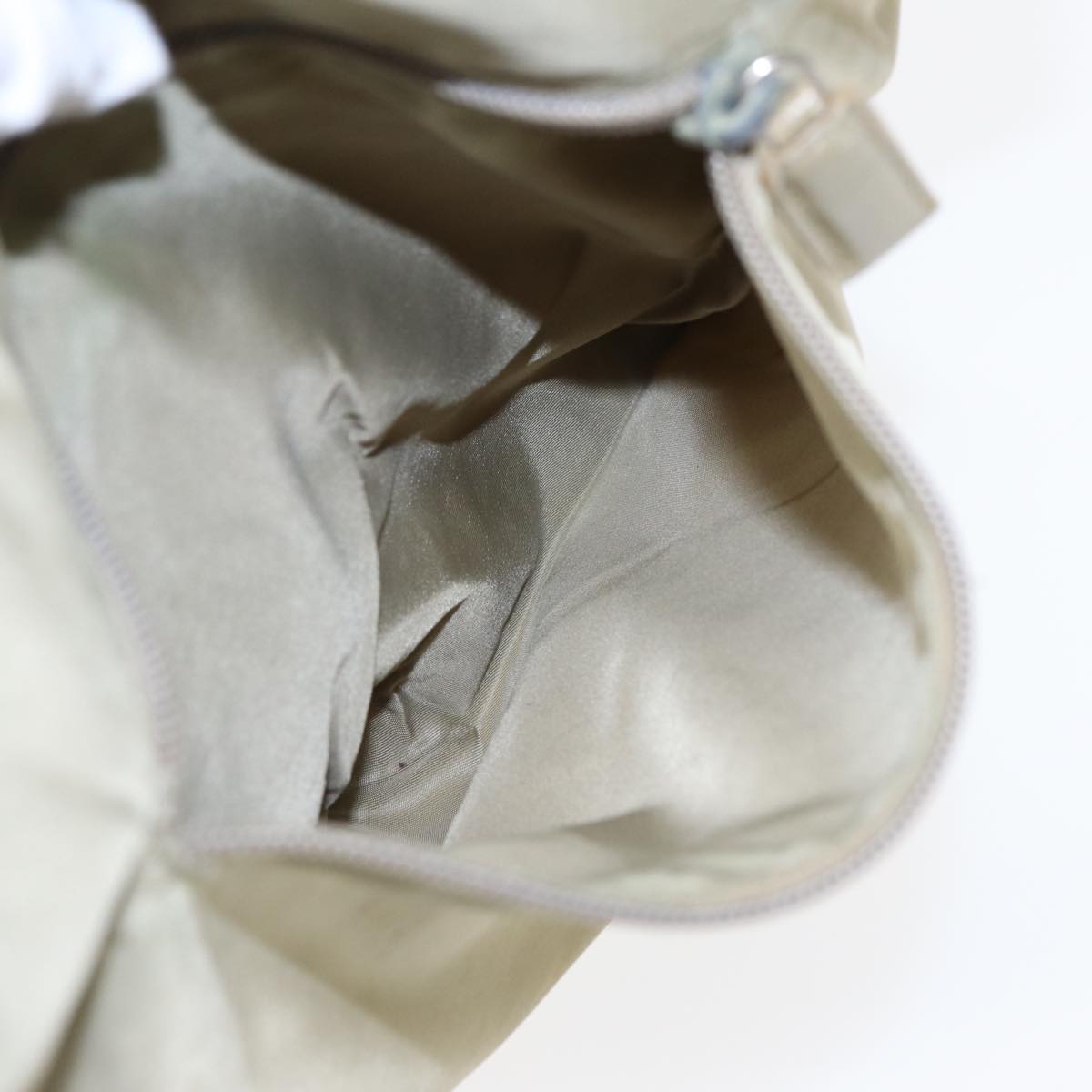 Prada Tessuto Beige Synthetic Tote Bag (Pre-Owned)