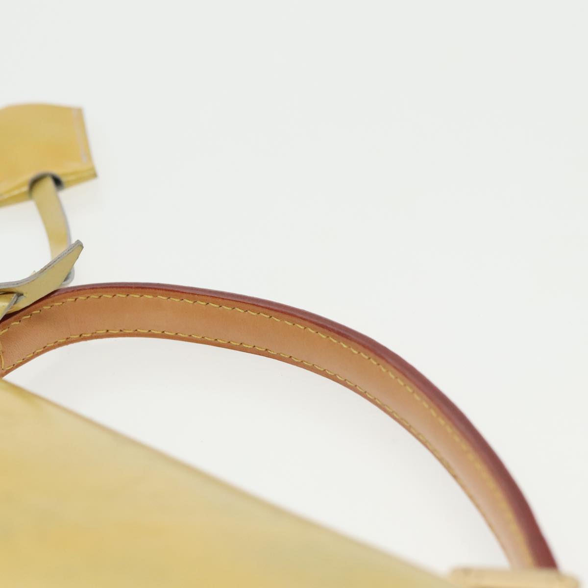 Louis Vuitton Spring Street Yellow Patent Leather Handbag (Pre-Owned)