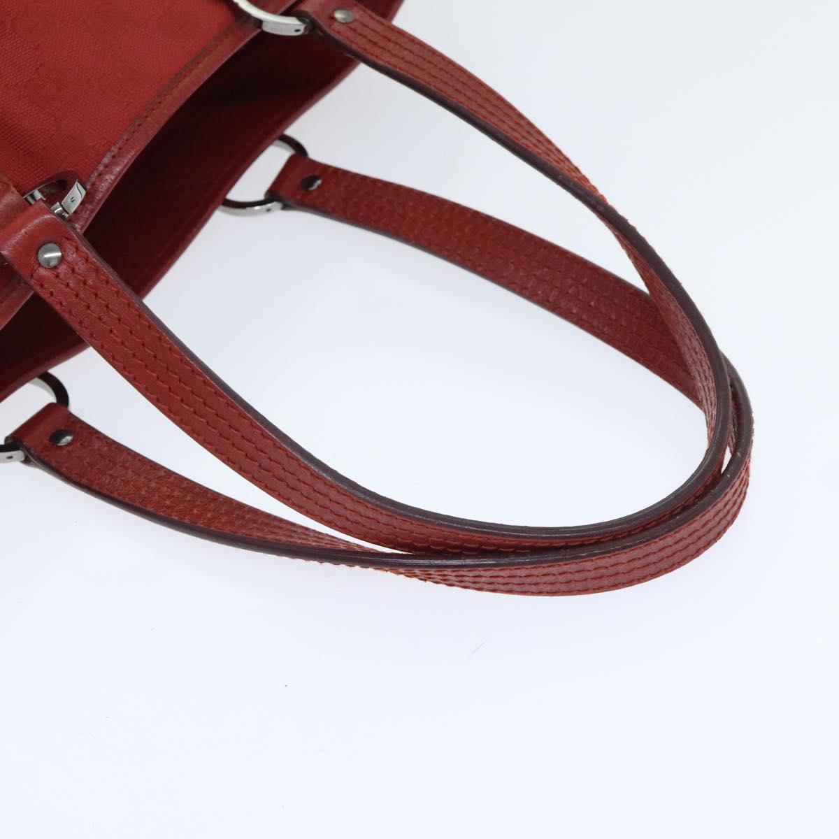 Gucci Mini C Red Canvas Tote Bag (Pre-Owned)