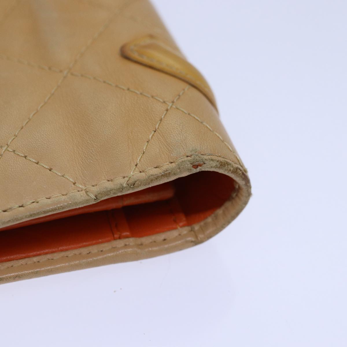 Chanel Cambon Beige Leather Wallet  (Pre-Owned)
