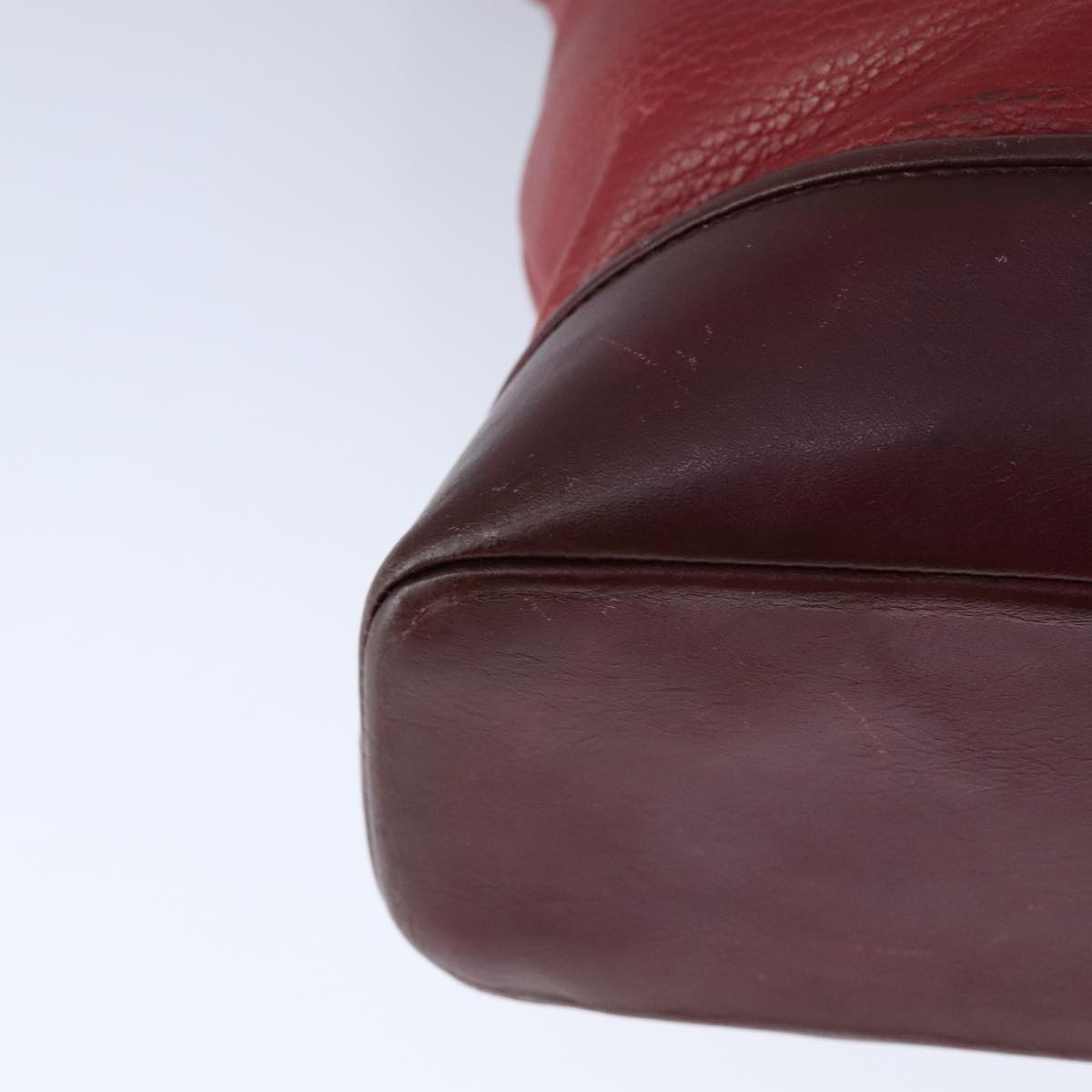 Cartier Must De Cartier Red Leather Tote Bag (Pre-Owned)