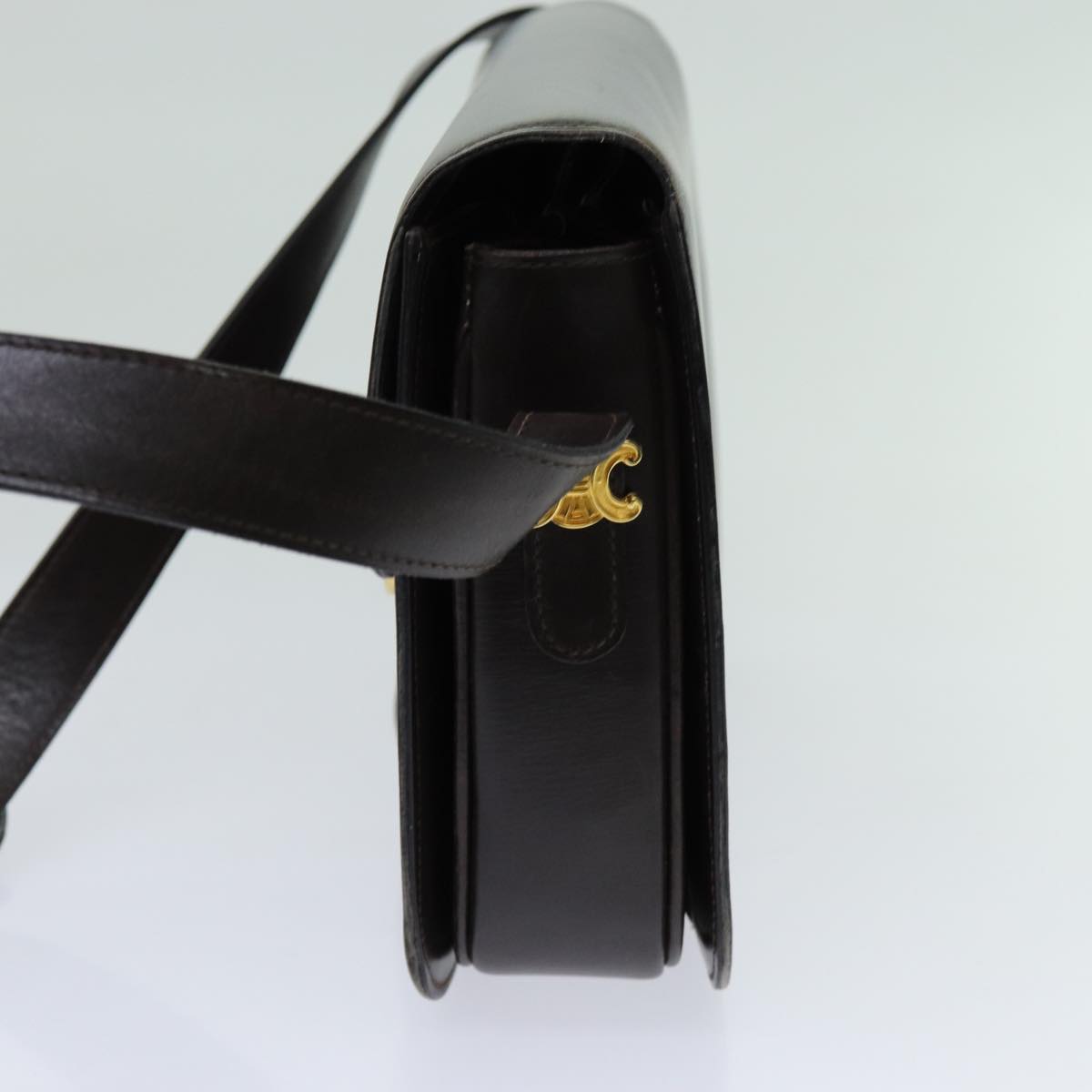 Céline Brown Leather Shoulder Bag (Pre-Owned)
