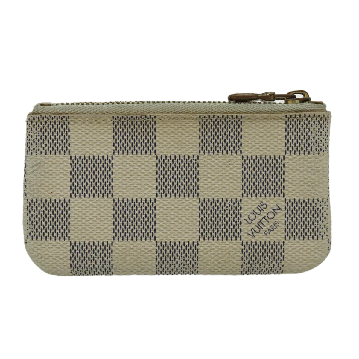 Louis Vuitton Pochette Clés White Canvas Wallet  (Pre-Owned)