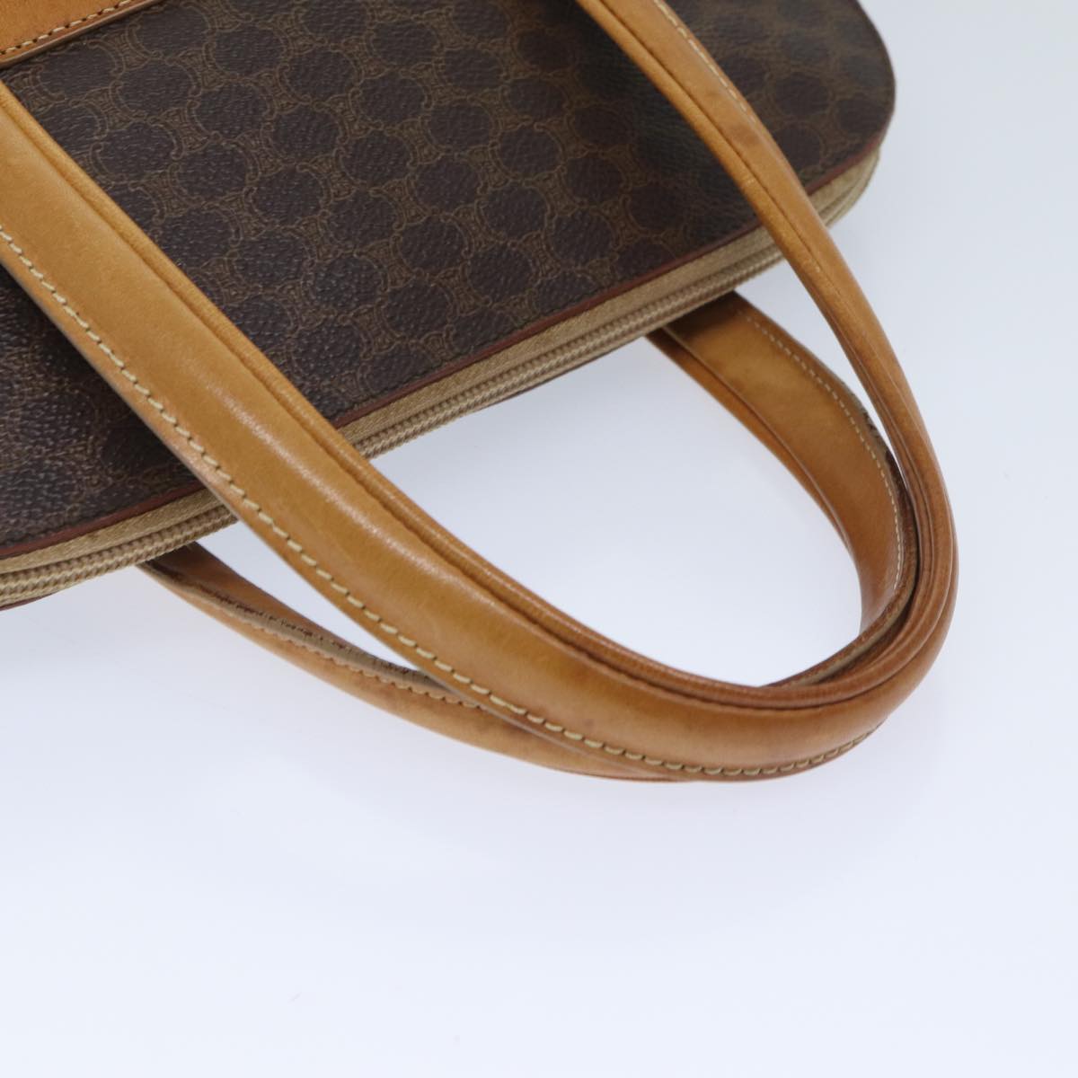 Céline Macadam Brown Canvas Handbag (Pre-Owned)