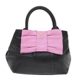 Prada -- Black Leather Handbag (Pre-Owned)