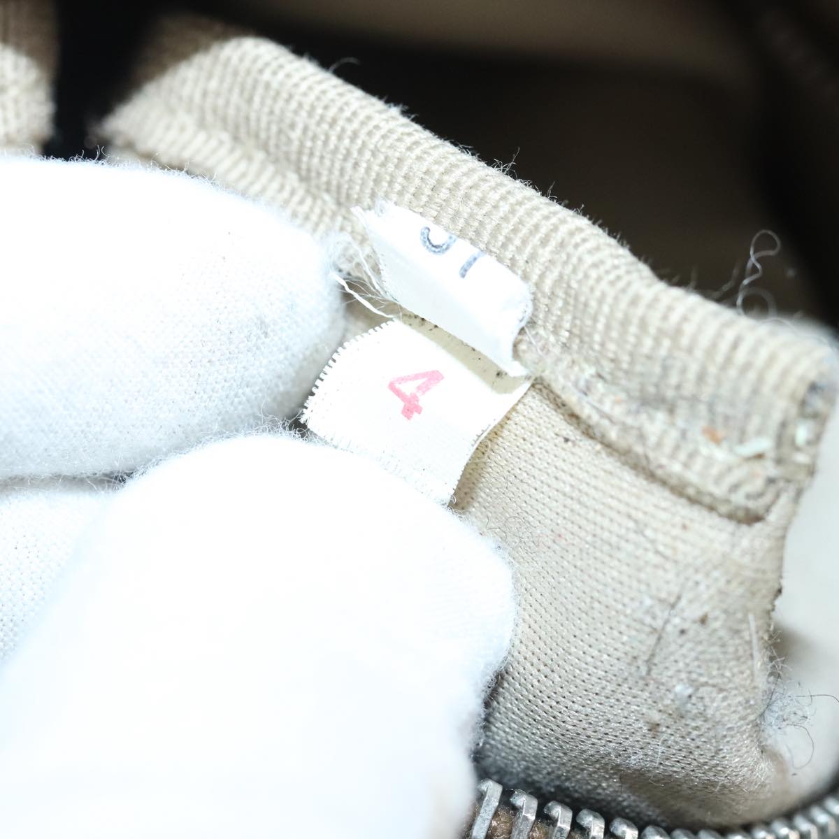 Prada Beige Canvas Tote Bag (Pre-Owned)