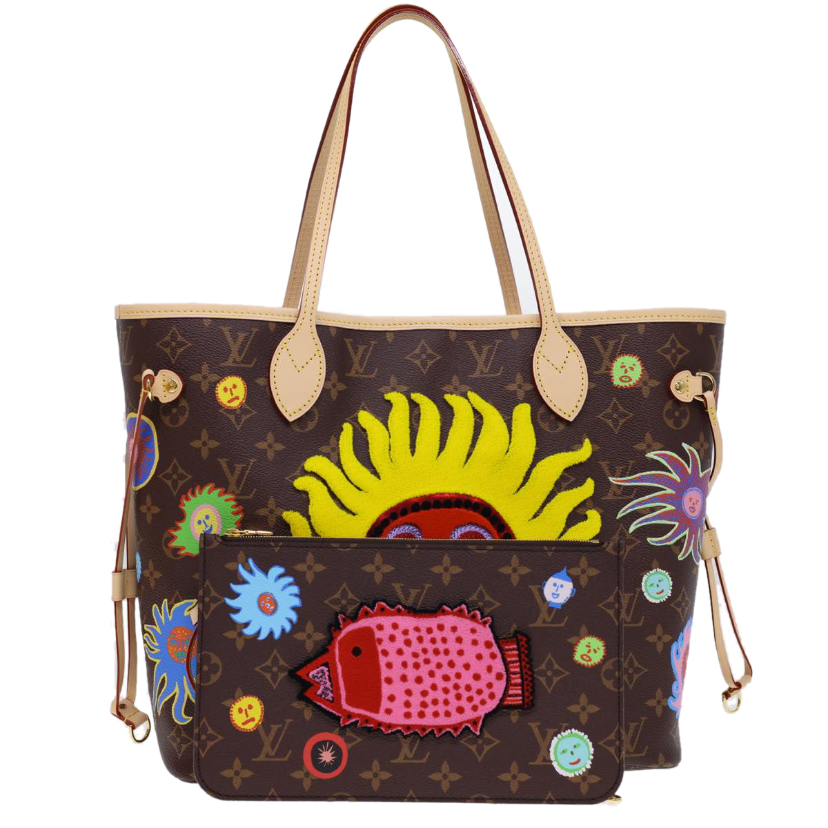Louis Vuitton Neverfull Gm Brown Canvas Tote Bag (Pre-Owned)