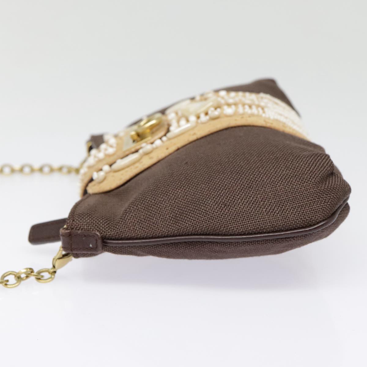 Salvatore Ferragamo Gancini Brown Leather Shoulder Bag (Pre-Owned)