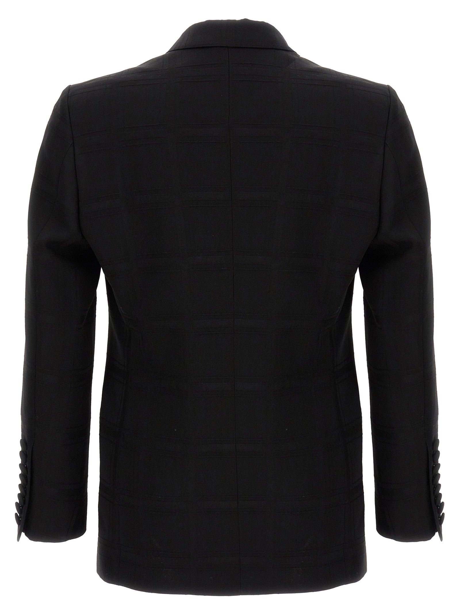 Etro Men's Check Double-Breasted Blazer